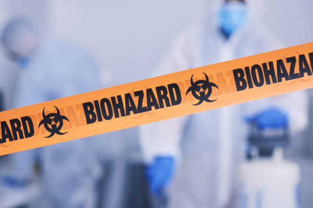 Professional Biohazard technician working in Holbrook, MA